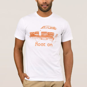 Floss-an - Orange/Weiß T-Shirt