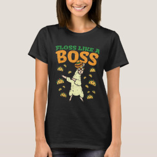 Floss wie ein Boss Lama Mexikanisches Tier Floss J T-Shirt