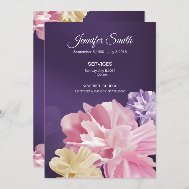 Floßbeerkarte (Vorne/Hinten)