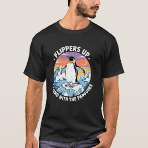 Flossen hoch, ich stehe zu den Pinguinen T-Shirt