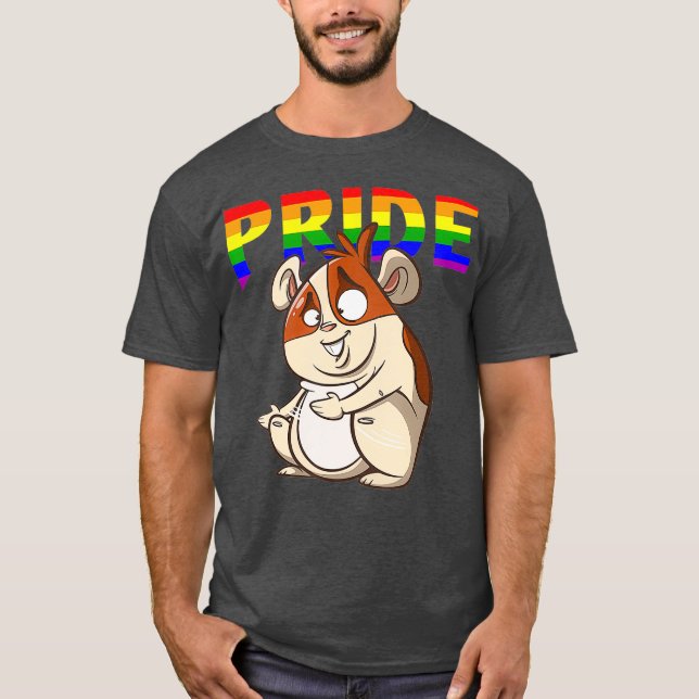 FlossenHamster Lesbischer Bisexueller Schwulenschw T-Shirt (Vorderseite)