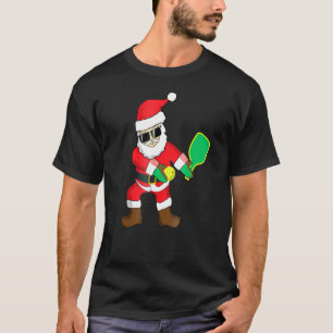 Flosser Santa Pickleball Weihnachts Pickleball T-S T-Shirt