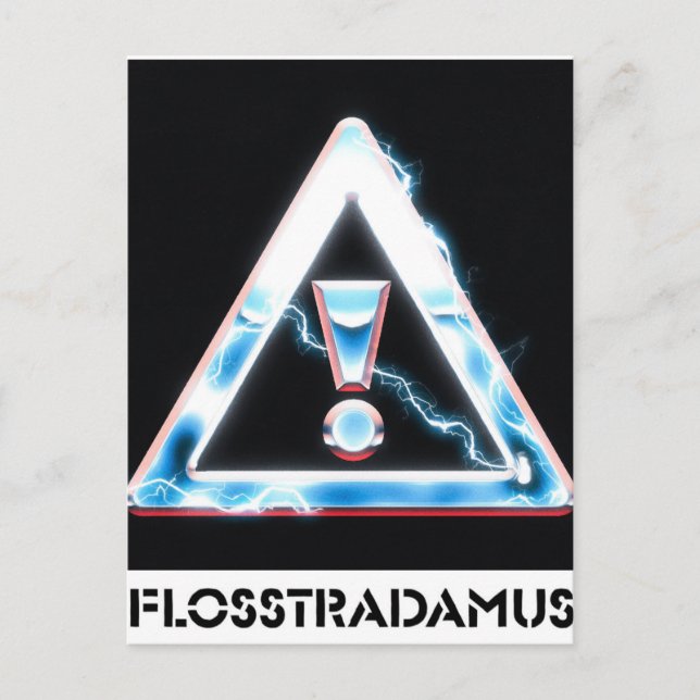 FLOSSTRADAMUS Postkarte (Vorderseite)