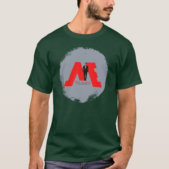 FloState Design "ME" Mann elendig rot, grau2 T-Shirt (Vorderseite)