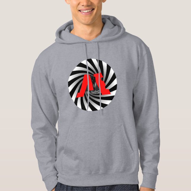FloState Design "ME" Mann Erudientfernt Center Spi Hoodie (Vorderseite)