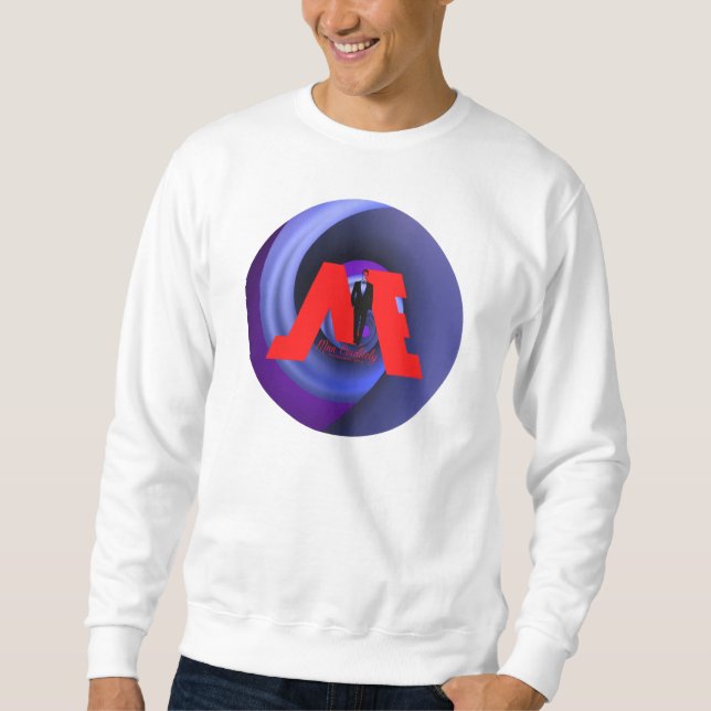 FloState Design "ME" Mann Lila Vortex2 Sweatshirt (Vorderseite)