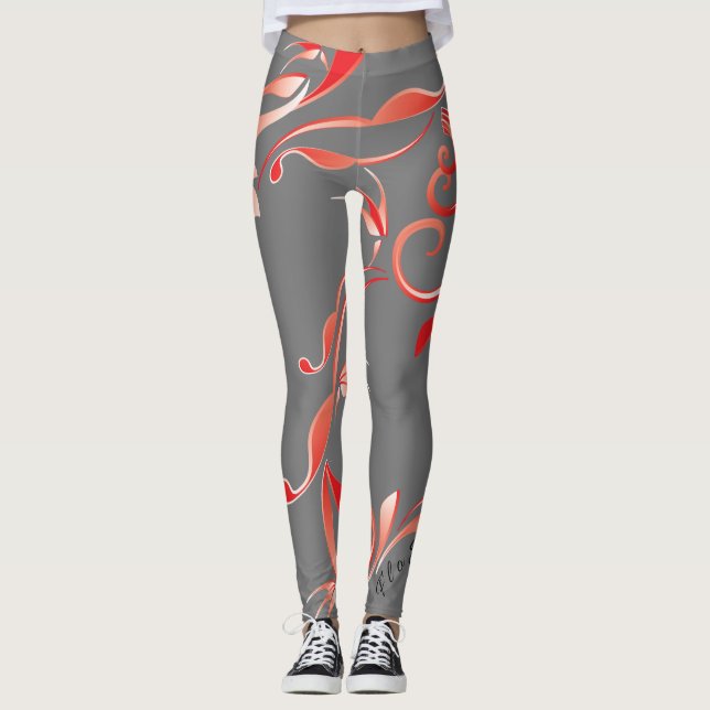 FloState-Drache über Print-Leggings Leggings (Vorderseite)