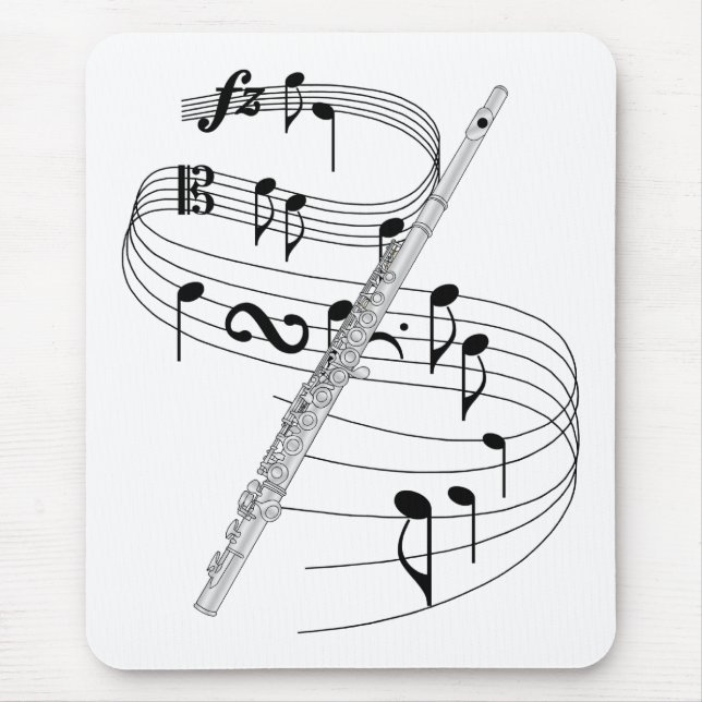 Flöte Mousepad (Vorne)