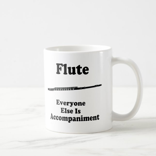 Flöten-Geschenk Tasse (Rechts)