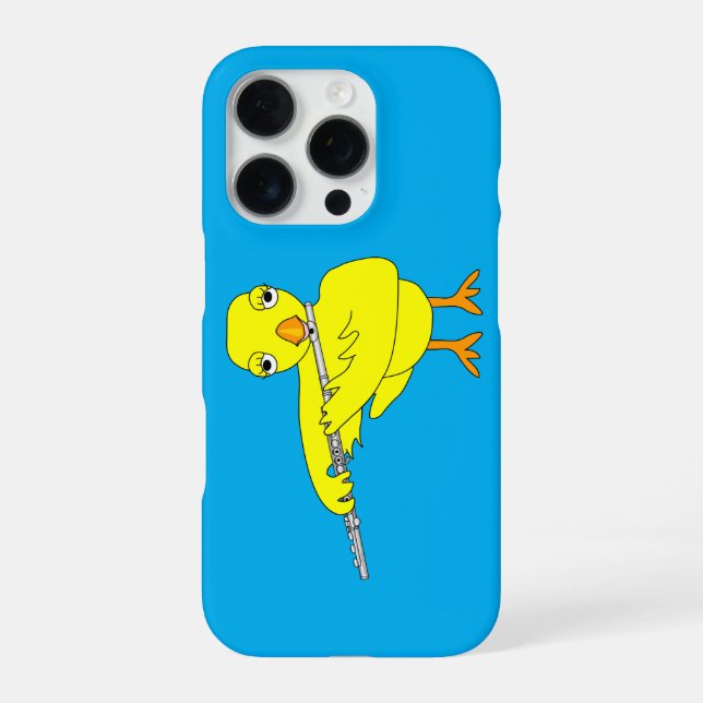 Flöten Küken iPhone Hülle (Rückseite)