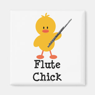Flöten-Küken-Magnet Magnet