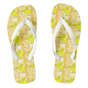 Flöten-Küken-Muster Flip Flops