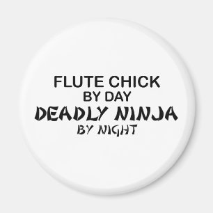 Flöten-Küken tödliches Ninja bis zum Nacht Magnet