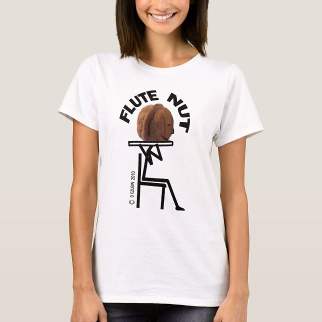 Flöten-Nuss T-Shirt (Vorderseite)