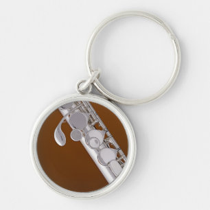 Flöten-oder Flutist-Schlüsselanhänger Schlüsselanhänger