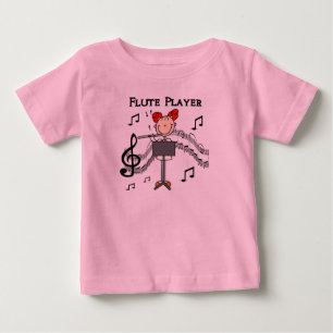 Flöten-Spieler-Shirt Baby T-shirt