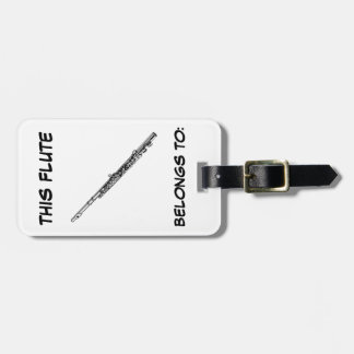 Flöten-Umbau-Nr. Gepäckanhänger