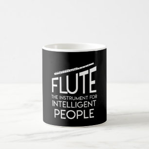 Flötenspieler-Instrument-intelligente Leute Kaffeetasse