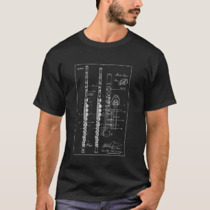 Flötenspieler Musiker Orchester Band Konzert Gesch T-Shirt
