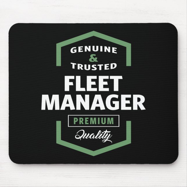 Flottenmanager | Geschenkideen Mousepad (Vorne)