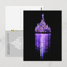 Flottille der Weihnachtsbäume, NYC - Postkarte