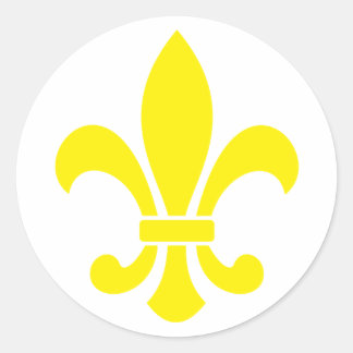 Flourdelis Runder Aufkleber
