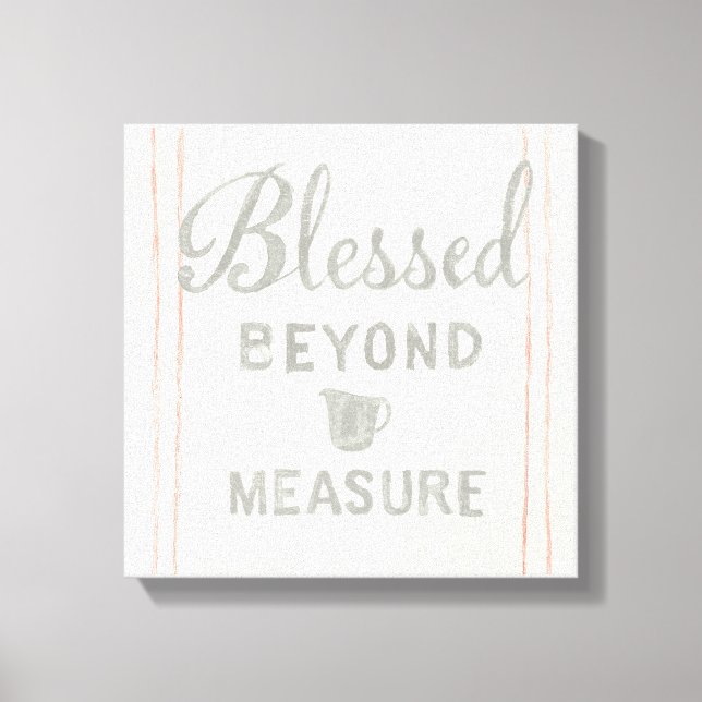 Floursack Küche VI Leinwanddruck (Vorderseite)