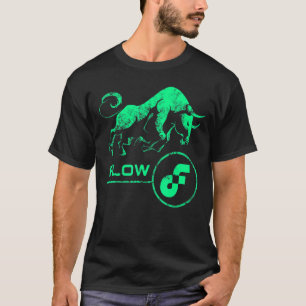 FLOW crypto BULLRUN HODL Millionaire Token Vintag T-Shirt
