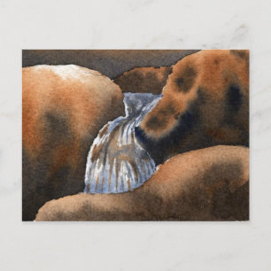 "Flow" - Länderstraßen Postkarte