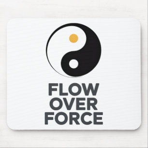 Flow Over Force Yin Yang Yoga Lance Apparel _2  Mousepad