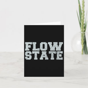 Flow-Staat - Vintager Staat mit gestörtem Durchflu Karte