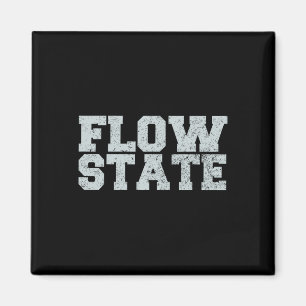 Flow-Staat - Vintager Staat mit gestörtem Durchflu Magnet