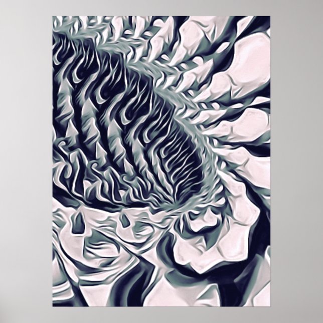 flower abstract poster (Vorne)