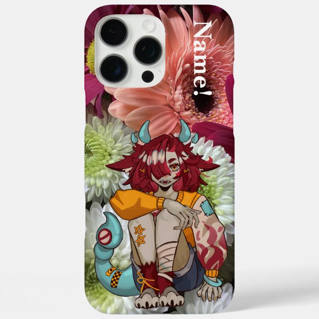 Flower Anime Case-Mate iPhone Hülle (Rückseite)