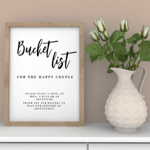 Flower Bar Bridal Shower Sign Poster