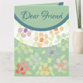 Flower Birthday wünscht Karte