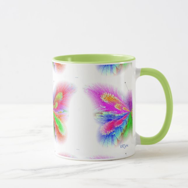 Flower Butterfly Tasse (Rechts)
