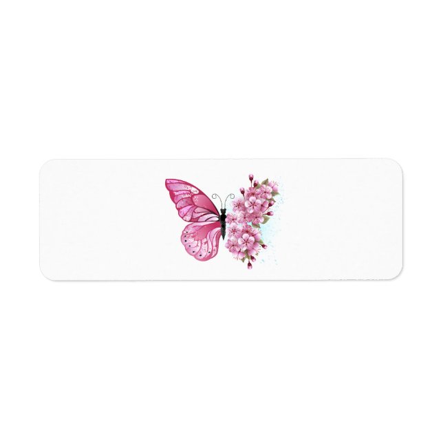 Flower Butterfly with Pink Sakura (Vorne)