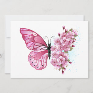 Flower Butterfly with Pink Sakura Ankündigung