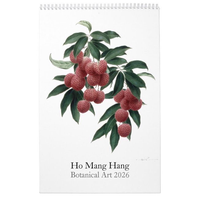 Flower calendar by Ho Mang Hang 2026 Kalender (Titelbild)