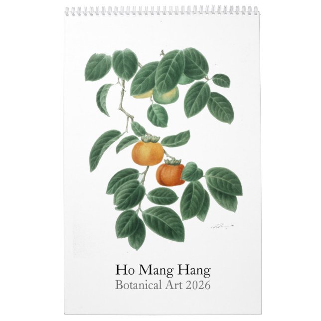 Flower calendar by Ho Mang Hang 2026 Kalender (Titelbild)
