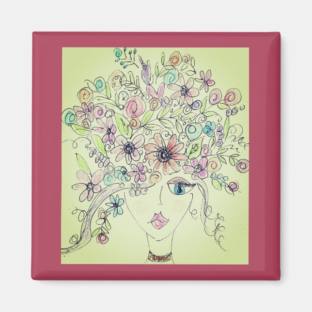 Flower Child Magnet (Vorne)