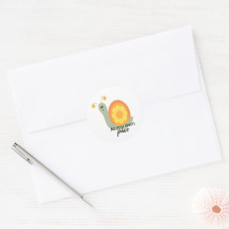 Flower Child Schnecke Laptop Aufkleber Sticker