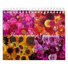 Flower Collage Kalender