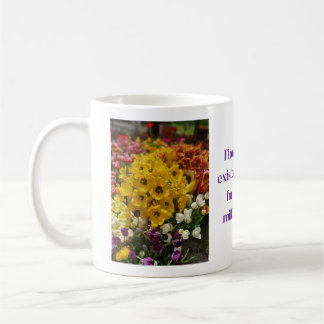 Flower design coffee mug kaffeetasse