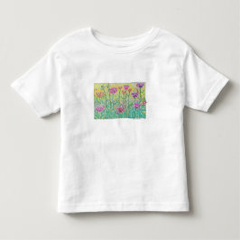 Flower Field Kleinkind T-shirt