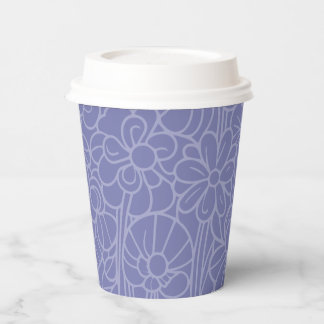 Flower Garden Blue Pappbecher