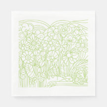 Flower Garden Green