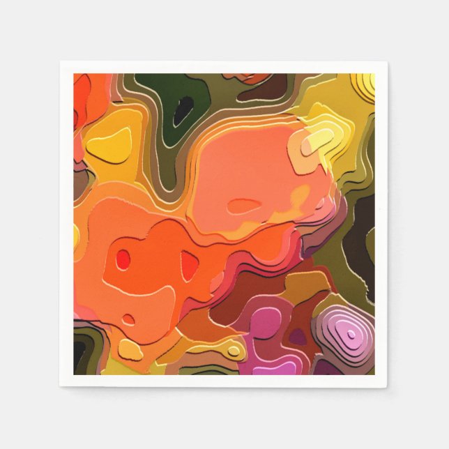 FLOWER GARDEN SERVIETTE (Vorderseite)