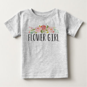 Flower Girl Baby T-Shirt   Bridesmaid
